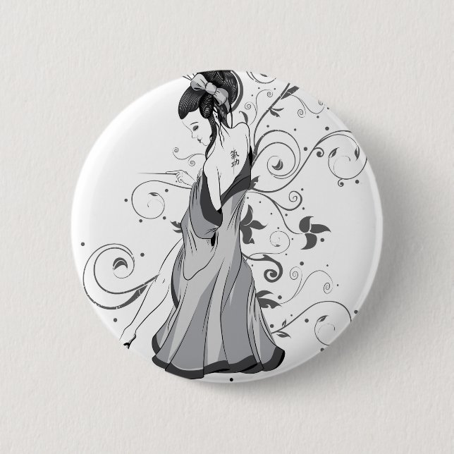 ACU DOLL 6 CM ROUND BADGE (Front)