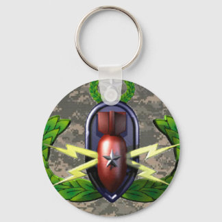 ACU EOD Badge Key Chain