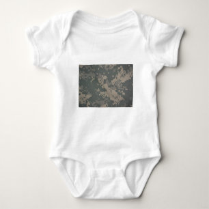 Acu Pattern Camouflage Troops Digital Art Peace Baby Bodysuit