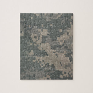 Acu Pattern Camouflage Troops Digital Art Peace Jigsaw Puzzle