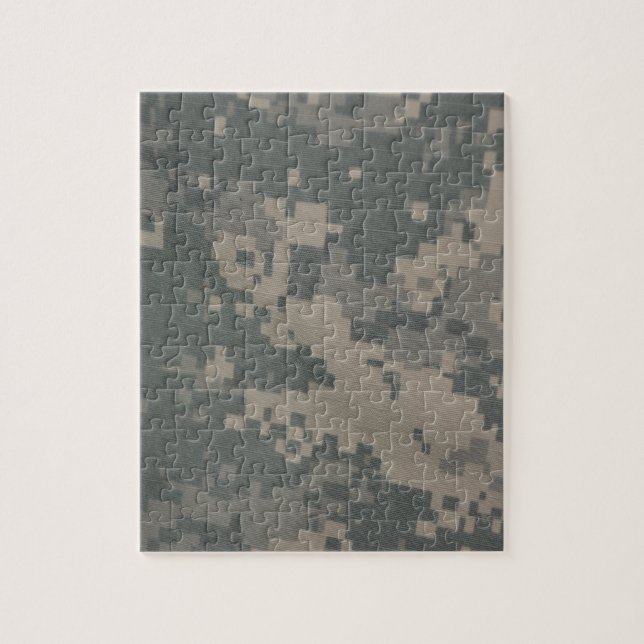 Acu Pattern Camouflage Troops Digital Art Peace Jigsaw Puzzle (Vertical)