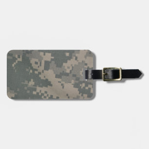 Acu Pattern Camouflage Troops Digital Art Peace Luggage Tag