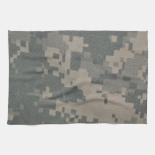Acu Pattern Camouflage Troops Digital Art Peace Tea Towel