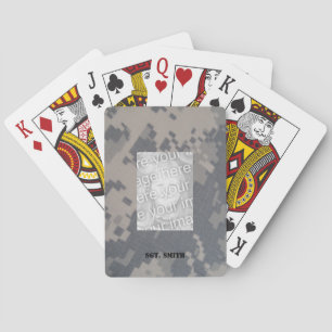 ACU Personalised Camo Design Bicycle® Playing Card