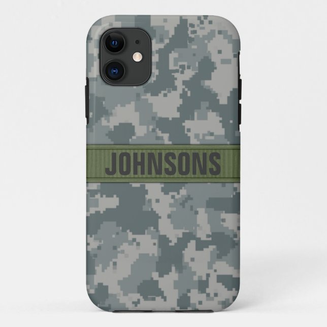 ACU Style Camo Personalised Case-Mate iPhone Case (Back)