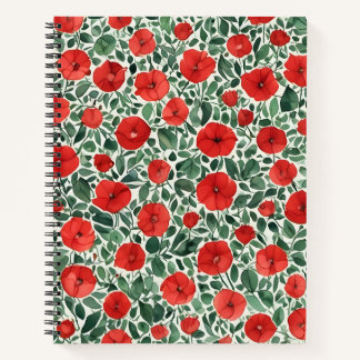 Acuarela Floral Notebook