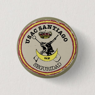 ACUARTELAMIENTO SANTIAGO SEGURIDAD 3 CM ROUND BADGE