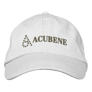 Acubene AbrilFatface Dark Green on White Embroidered Hat