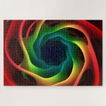 Acumen Jigsaw Puzzle<br><div class="desc">Back when I first posted Minimal Surfaces a lot of you asked to see more such "minimal" renders. Here's another one that I created using the same "minimal surface" modelling program. I chose a brighter,  more lively colour palette for this one though. I hope you enjoy it!</div>