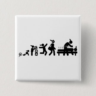 Acupuncture 15 Cm Square Badge