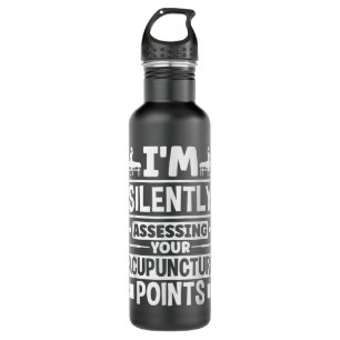 Acupuncture Acupuncturist Acupuncture Points Funny 710 Ml Water Bottle
