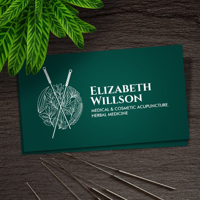 Acupuncture and Herbal Medicine Business Card (Creator Uploaded)
