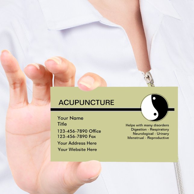 Acupuncture Business Cards (Creator Uploaded)