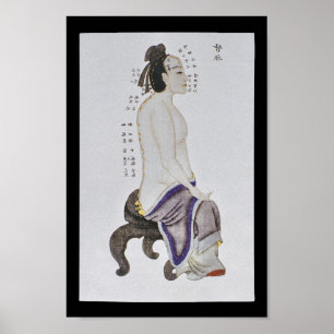 Acupuncture Du Mai Meridian Channel Poster
