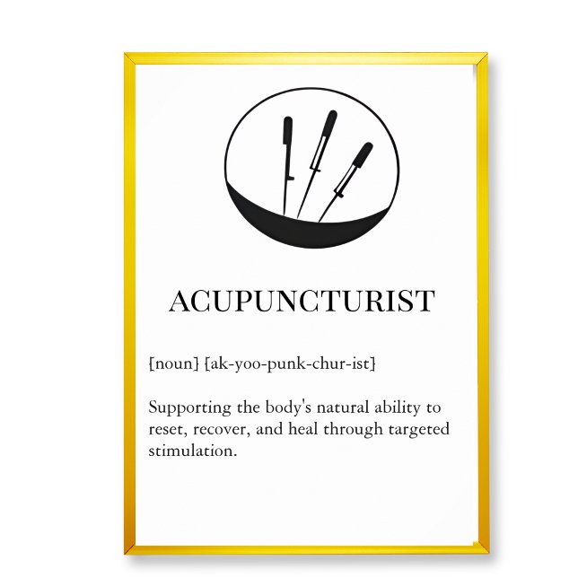 Acupuncture Healing Wall Art for Clinic Wall chart (Acupucture clinic wall decor art,  acupuncture wall chart)