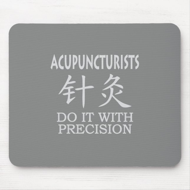 Acupuncture humour mouse pad (Front)