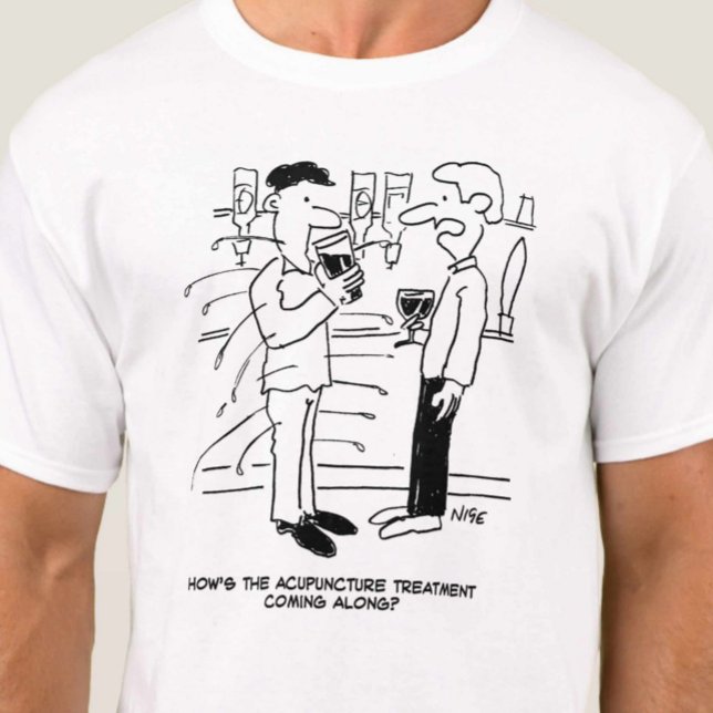 Acupuncture Treatment Cartoon T-Shirt (Creator Uploaded)