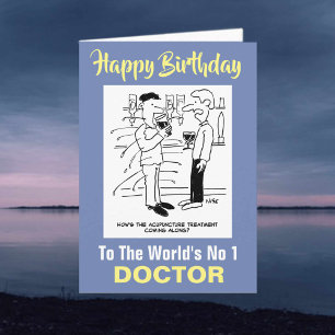 Acupuncture Treatment - Happy Birthday Card