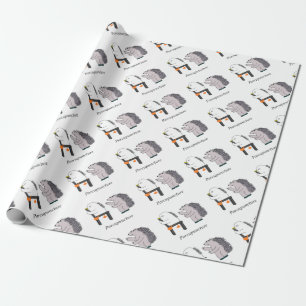 acupuncture wrapping paper