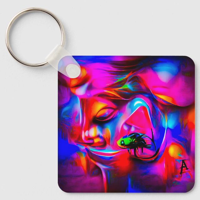 Acusticophobia 2 key ring (Front)