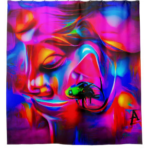 Acusticophobia 2 shower curtain