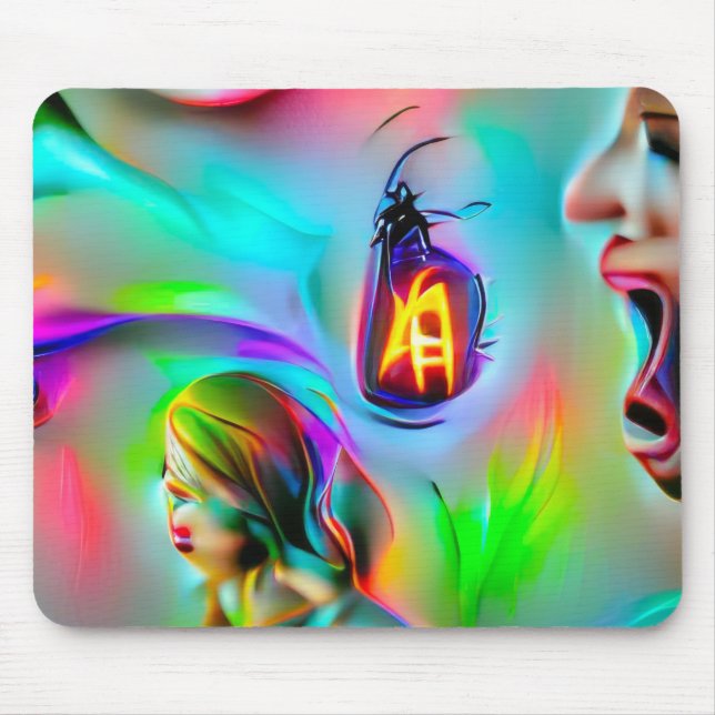 Acusticophobia Mouse Pad (Front)