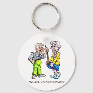 Acute Angina Key Ring