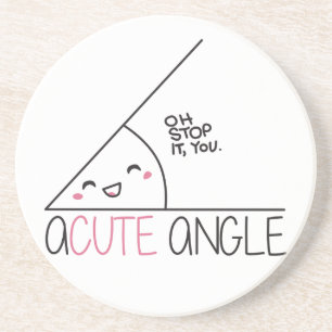 Acute Angle Sandstone Coaster