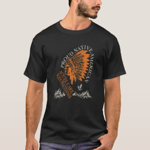 Acute Care Nurse Practitioner Proud Native America T-Shirt