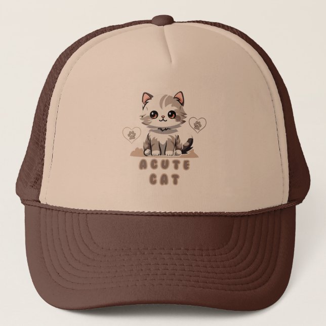 ACUTE CAT TRUCKER HAT (Front)