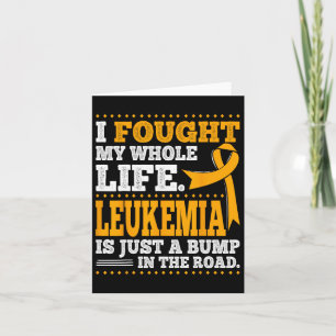 Acute Leukaemia Awareness Leukaemia Tee Card