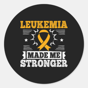 Acute Leukaemia Gift For Leukaemia Patients Classic Round Sticker