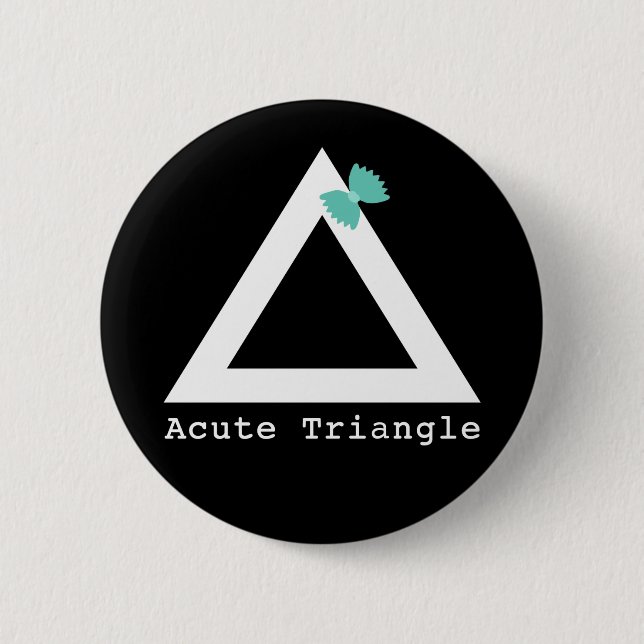 Acute Triangle Button (Front)