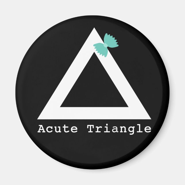 Acute Triangle Magnet (Front)
