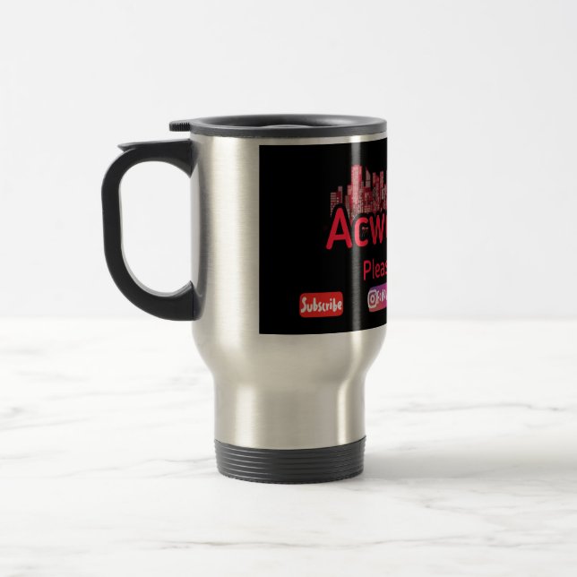 Acwop Thermal Travel Mug (Left)