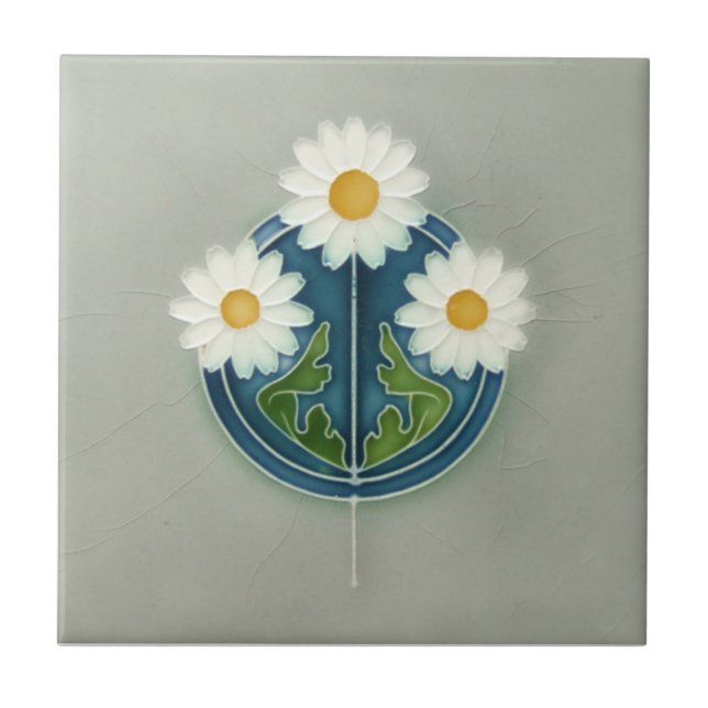 AD007 Art Deco Reproduction Ceramic Tile (Front)