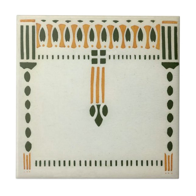 AD043 Art Deco Reproduction Ceramic Tile (Front)