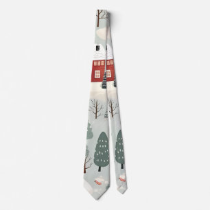 AD 002 - Christmas digital pattern Tie