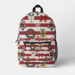 AD 004 - Christmas digital graphic pattern Printed Backpack
