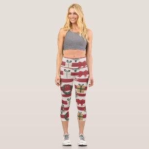 AD 004 - Christmas digital pattern Capri Leggings
