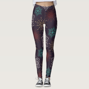AD 006 - Christmas digital graphic pattern Leggings