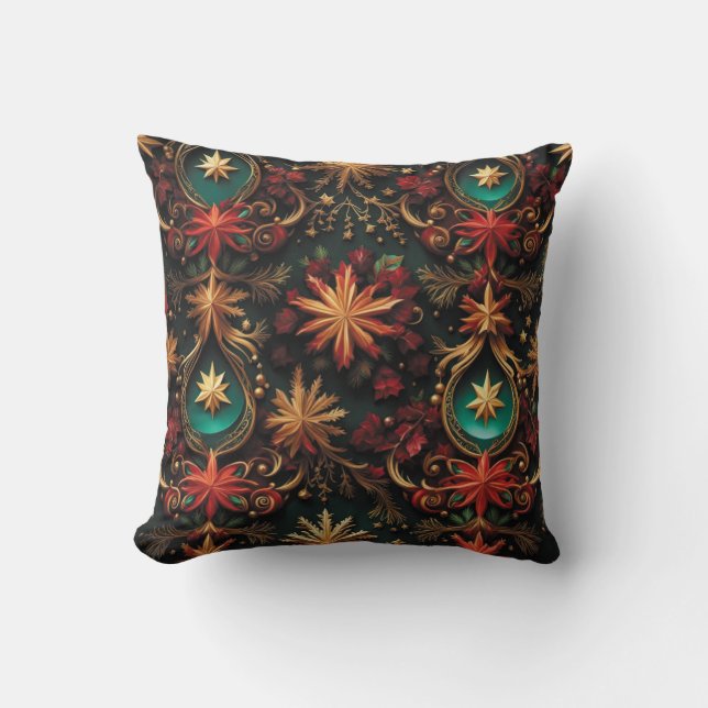 AD 014 - Christmas digital graphic pattern Cushion (Front)