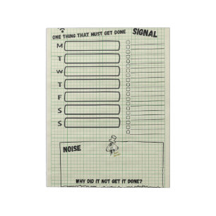 ad and Boo-jee Gothic Planner Sticker Notepad
