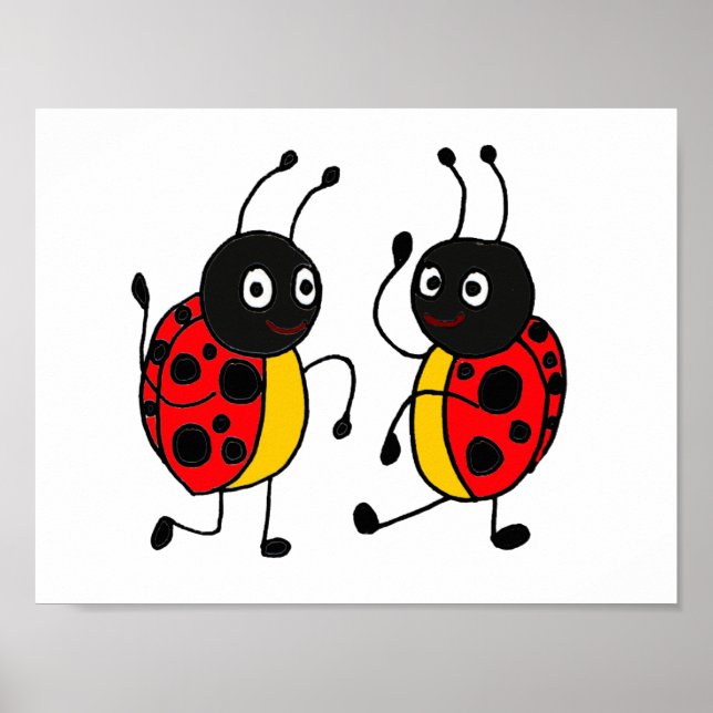 AD- Dancing Ladybugs Poster (Front)