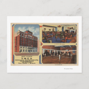 Ad for Army/Navy Y.M.C.A. Building Postcard
