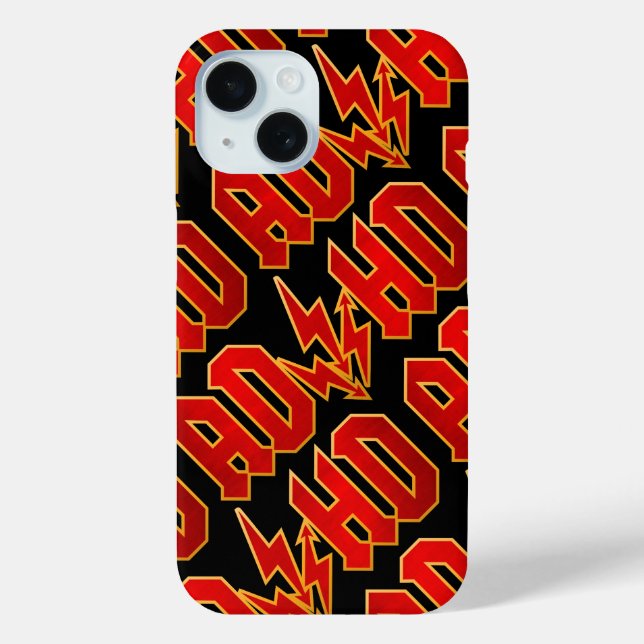 "AD/HD" rock Case-Mate iPhone Case (Back)
