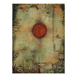Ad marginem, On the Edge by Paul Klee Photo Print