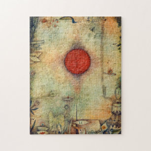 Ad marginem - Paul Klee - abstract art painting - Jigsaw Puzzle