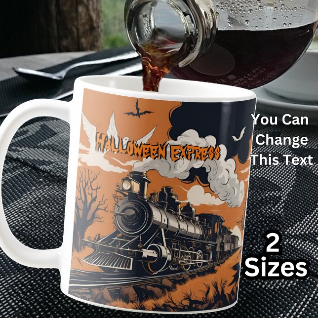 Ad Name, Halloween Express Steam Train  Coffee Mug (Creator Uploaded)
