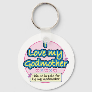 Ad paid for by my Godmother pk Key Ring